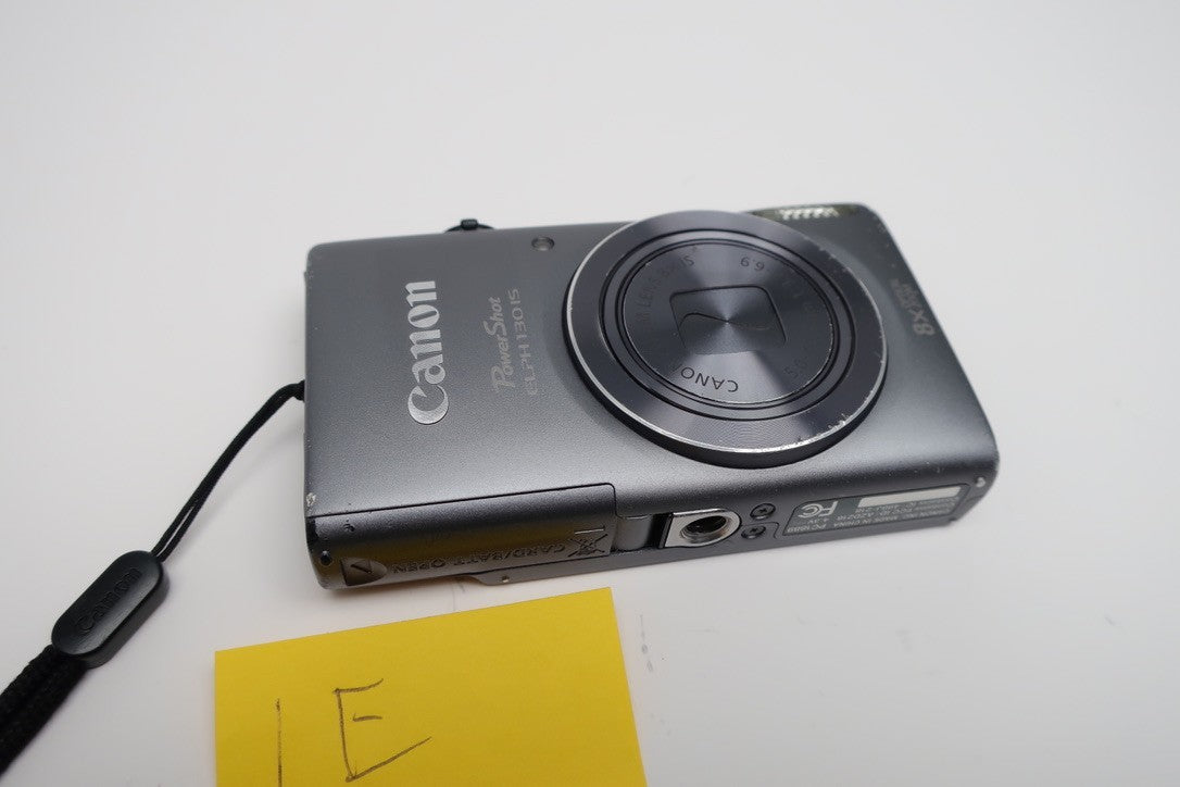 Canon PowerShot ELPH 130 IS 16.0MP Digital Camera PARTS OR REPAIR LENS ERR #4