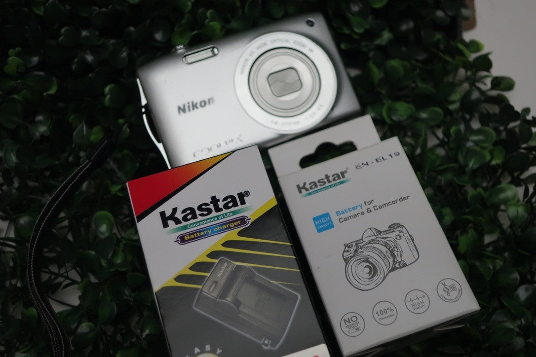 Bundle Nikon COOLPIX S3300 16.0 MP Digital Camera W/Battery +Charger #2