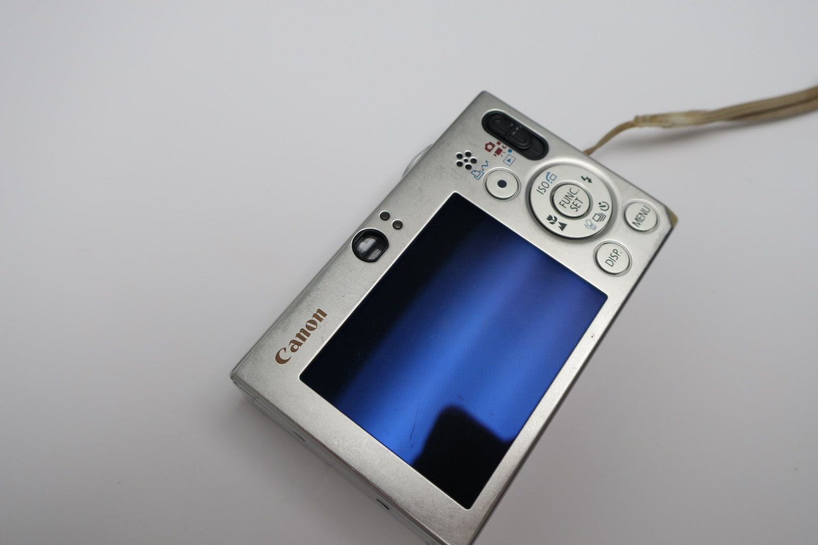 Canon PowerShot Digital ELPH SD1000 7.1MP - Silver W/Battery+Charger TESTED.