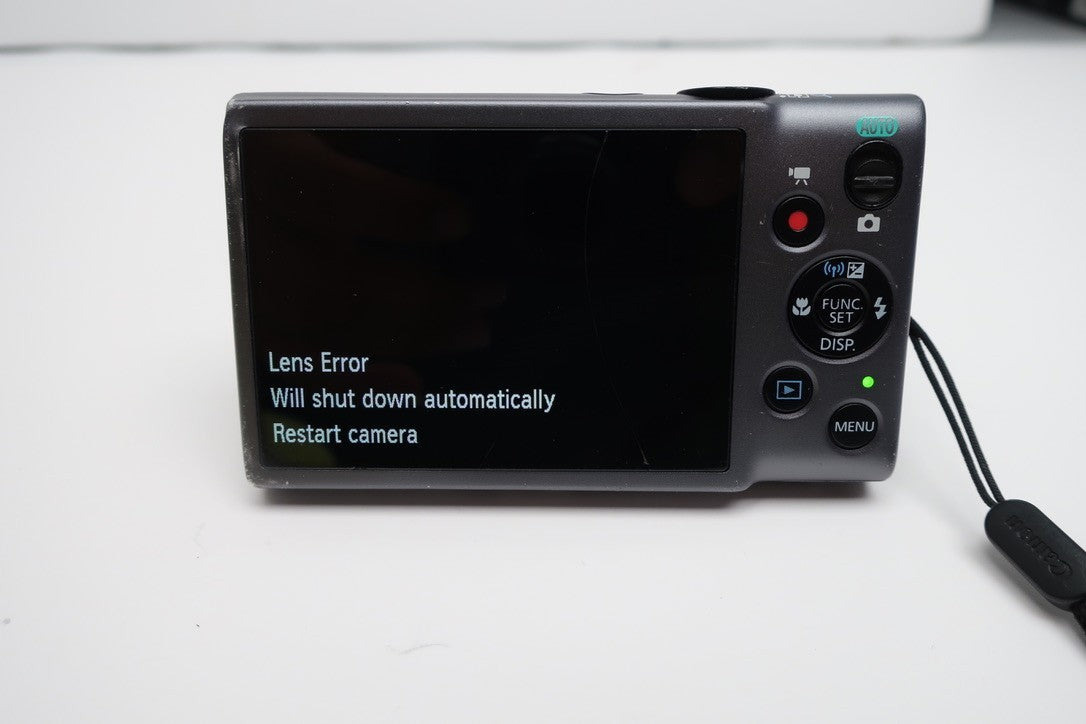 Canon PowerShot ELPH 130 IS 16.0MP Digital Camera FOR PARTS OR REPAIR LENS ER #1