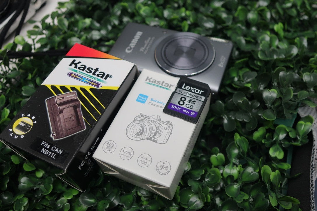 Canon PowerShot ELPH 130 IS 16.0MP Digital Camera - Tested Working-READ DESCRIPT