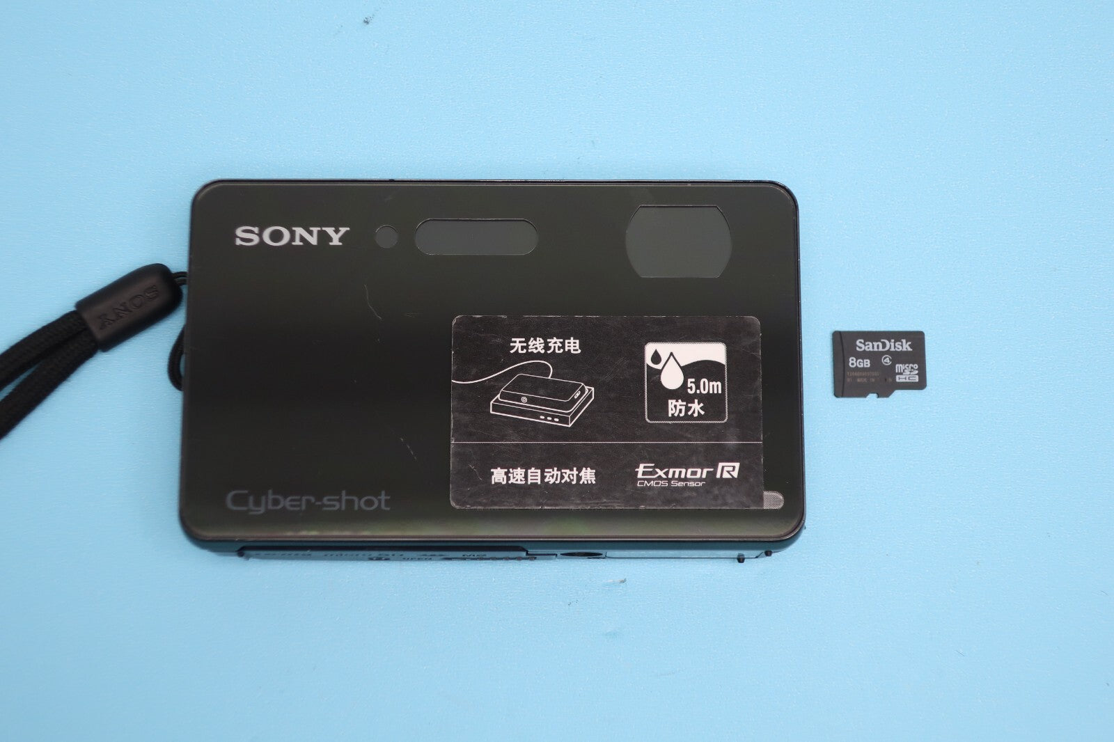 SONY Cyber-Shot DSC-TX300V 18.2 MP Charger+Battery+Micro SD Bundle