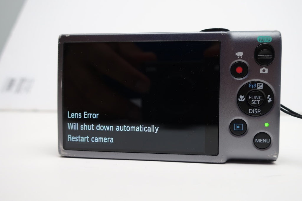 Canon Powershot ELPH 130 IS Digital Camera Gray for PARTS OR REPAIR