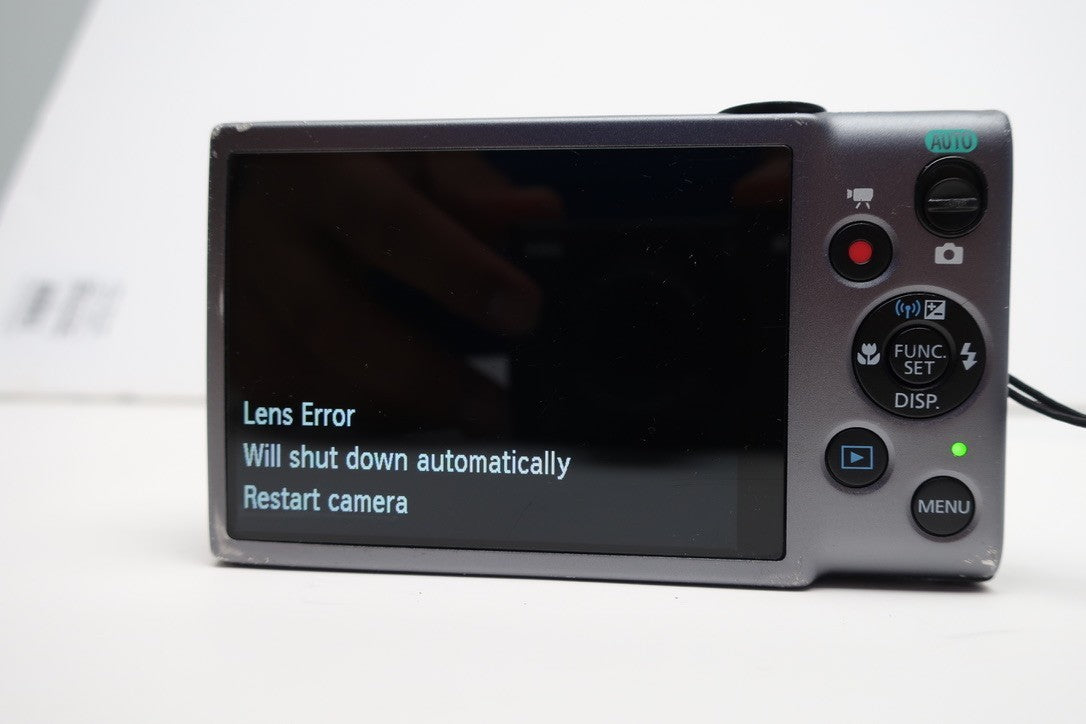 Canon Powershot ELPH 130 IS Digital Camera Gray for PARTS OR REPAIR