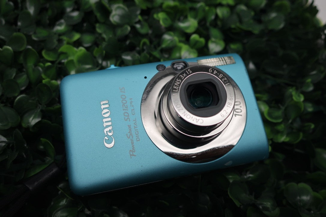 Canon PowerShot SD1200 IS 10.0MP Digital Camera Blue, Lens Stuck & Lens Error #2