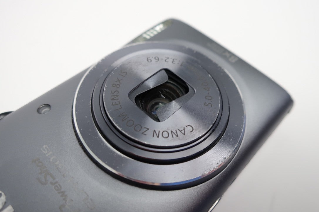 Canon Powershot ELPH 130 IS Digital Camera Gray for PARTS OR REPAIR
